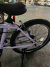 Montresor萌獸兒童自行車6-10-12歲鋁合金超輕便青少年學(xué)生單車20寸霞光紫 曬單實(shí)拍圖