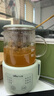 小熊（Bear）迷你養(yǎng)生壺養(yǎng)生杯 電燉杯電熱杯煮花茶壺?zé)畨剞k公室杯子0.4L全玻璃杯體YSH-F04E1 曬單實(shí)拍圖