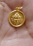 潮宏基臻金弘黃財(cái)神掛墜頸飾足金古法黃金吊墜生日禮物計(jì)價(jià) 約6.45g 曬單實(shí)拍圖