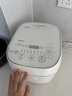 東芝（TOSHIBA）白珍珠發(fā)芽米電飯煲3L 3-4人IH立體大火力 2mm備長炭內(nèi)膽 家用智能電飯煲 RC-10HUC(W) 曬單實(shí)拍圖