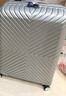 新秀麗（Samsonite）行李箱20+28英寸拉桿箱雙尺寸套裝箱旅行箱包TS7銀色密碼箱 曬單實(shí)拍圖