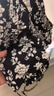 歌莉婭連衣裙女春季新款設(shè)計(jì)感黑白印花吊帶裙氣質(zhì)長裙1C2R4K640 83D黑底印花 L 曬單實(shí)拍圖
