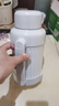 美的（Midea）電熱水杯水壺迷你便攜式燒水杯車(chē)載燒水壺1.2L大容量旅行出國可用 恒溫壺保溫保冷 MK-DB12X16-PRO 曬單實(shí)拍圖