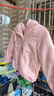 雪中飛【壓膠工藝】兒童羽絨服新款男女童秋冬季輕薄保暖外套 粉色 120 曬單實拍圖