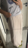 森馬（Semir）休閑褲女肌理長褲松弛感25夏季松緊腰闊腿褲山本褲109325127007 曬單實拍圖