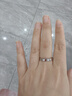 丹尼爾惠靈頓（DanielWellington）dw戒指時(shí)尚飾品銀色戒指女情侶對戒生日禮物DW00400031 曬單實(shí)拍圖