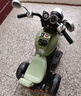 貝趣兒童電動(dòng)車摩托車1-3-6歲寶寶三輪車小孩玩具車可坐人遙控電瓶車 橄欖綠【遙控雙驅(qū)+雙電瓶+早教】 1-7歲生日周歲六一兒童節(jié)禮物 曬單實(shí)拍圖