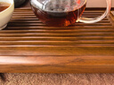 臣適茶盤(pán)實(shí)木家用電木新款干泡小茶臺托盤(pán)整塊辦公室功夫茶具排水茶海 黃花梨色【品益50*28】送水球水管 曬單實(shí)拍圖