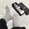 夢(mèng)特嬌襪子男士夏季100%純棉7A級抗菌防臭艾草精油襪休閑透氣運動(dòng)中筒襪 曬單實(shí)拍圖