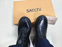 沙馳（SATCHI）男鞋 時(shí)尚休閑旋鈕扣厚底戶(hù)外運動(dòng)鞋 X20522401 黑色 40 曬單實(shí)拍圖