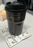 星巴克（Starbucks）杯子 咖啡寶藏系列 高顏值黑色不銹鋼保溫杯 咖啡杯七夕教師送禮 流金款雙飲口不銹鋼杯365ml 曬單實(shí)拍圖