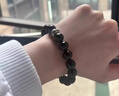 【普陀山直發(fā)】黑曜石手串生肖本命佛守護手鏈男士護身符轉運珠年 【生肖虎-虛空藏菩薩】黑曜石 【10mm】【大師傅過(guò)香祝?！?曬單實(shí)拍圖