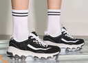 斯凱奇（Skechers）奧利奧熊貓鞋丨老爹鞋女經(jīng)典黑白復古春夏輕便潮流增高運動(dòng)休閑鞋 【女款】黑色/白色-BKW 37 曬單實(shí)拍圖