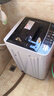 志高（CHIGO）5.5公斤小洗衣機全自動(dòng)小型波輪母嬰兒童洗衣機出租房宿舍家用公寓 智能洗脫一體風(fēng)干 【5.5KG 智能風(fēng)干 藍光洗護 寶石灰】 曬單實(shí)拍圖