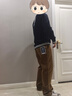Navigare意大利小帆船男士羊毛衫2025秋季新款抗菌保暖針織衫舒適簡約上衣 海軍藍 XL 曬單實拍圖