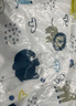 歡喜小熊新生兒連體衣2件裝男寶寶秋季純棉哈衣春秋爬爬服嬰兒衣服 曬單實(shí)拍圖