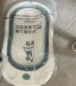 十月結晶嬰兒洗澡盆新生兒大號可折疊智能感溫格洛里藍浴盆浴網(wǎng)浴墊3件套 曬單實拍圖