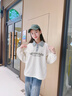 小豬彼特女童衛(wèi)衣套裝兒童2025新款洋氣秋裝牛仔闊腿褲大童女孩春秋季衣服 5013杏色+13181藍(lán)色【套裝】 130 cm 曬單實拍圖