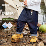 嘟嘟家寶寶牛仔褲秋季男童褲子秋裝帥氣兒童長(cháng)褲小童童裝時(shí)髦 牛仔藍110 曬單實(shí)拍圖