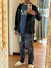 Jack Wolfskin狼爪防曬衣防紫外線(xiàn)皮膚衣UPF50+防風(fēng)夾克5324111 深海軍藍 M 曬單實(shí)拍圖