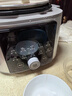 美的（Midea）小飛俠沸騰濃香雙模式電壓力鍋0氟0涂層雙膽高壓鍋5L智能預(yù)約家用煲湯4-6人煮飯煲E5825N輕音泄壓 曬單實(shí)拍圖