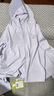 迪士尼女童防曬衣夏季冰絲防曬服朱迪連帽外套涼感透氣PBZPY3103 紫 150 曬單實(shí)拍圖