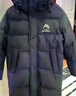 鴨鴨王一博同款冰殼系列2.0羽絨服男女長(zhǎng)款過膝冬季新款極寒反季外套 青光黑 M 曬單實(shí)拍圖