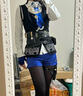 柯霸緘默德克薩斯cos服全套 卡通周邊明日方舟異格德狗cosplay二次元 德克薩斯C服+假發(fā)+鞋 L 曬單實(shí)拍圖