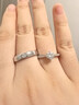 DR莫桑鉆戒指情侶對戒純銀一對鉆戒結婚訂婚求婚輕奢520禮物送女友 女戒1克拉活口+ 男戒活口 曬單實(shí)拍圖