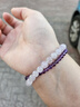 老鳳祥 天然紫水晶手串女國風(fēng)多層瑪瑙手鏈手環(huán)實(shí)用生日禮物女生送女友 【京東八倉發(fā)貨】*當/次日達-輕奢優(yōu)級紫水晶手串 曬單實(shí)拍圖