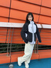 波司登（BOSIDENG）25新【疊變】90鵝絨沖鋒衣羽絨服男女同款三合一外套B250331360 黑色/礫石紫8056/641880MB XS 155/80A 體重約100斤以內(nèi) 曬單實拍圖