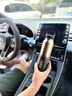壹滴滴大容量保溫杯女款316不銹鋼水杯男保冷杯子一鍵開蓋車載運(yùn)動(dòng)水壺 黑色600ml 316陶瓷覆層內(nèi)膽 曬單實(shí)拍圖