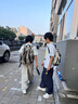 森馬（Semir）防曬休閑褲女25夏季一褲兩穿闊腿褲涼感褲子109325127003 曬單實拍圖