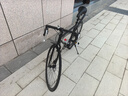 WELLCLS公路自行車(chē)賽車(chē)成人單速實(shí)心胎死飛騎行男女學(xué)生自行車(chē)單車(chē)山地 30刀-純黑色 26寸【適合：165-185cm】 曬單實(shí)拍圖