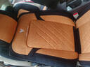 鑫盛凌15-19年老款本田鋒范座套坐墊全包圍亞麻座墊四季通用座椅套墊 【黑橘色】-透氣亞麻標準版-全車(chē)五座 通風(fēng)透氣亞麻坐墊套 曬單實(shí)拍圖