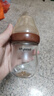 世喜新生兒防脹氣奶瓶0-1個(gè)月玻璃嬰兒仿母乳奶嘴160ml 曬單實(shí)拍圖