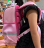 劍橋樹書包小學(xué)生女生兒童1-4年級護脊減負高顏值大容量雙肩包 玫粉小碼 曬單實拍圖