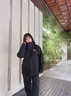 駱駝（CAMEL）沖鋒衣追風(fēng)者男女同款戶外防風(fēng)防水登山服三合一保暖旅行外套夾克 幻影黑【可拆三合一/男女同款】 L 身高165-170cm，110-130斤 曬單實(shí)拍圖