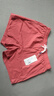 NASA GOOD短褲男夏季潮流基礎純色百搭休閑寬松直筒運動(dòng)三分褲子 紅3XL 曬單實(shí)拍圖