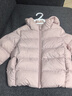 優(yōu)衣庫嬰幼兒寶寶高級輕型羽絨拉鏈連帽外套外套羽絨服478431 10 水粉色 90 曬單實(shí)拍圖