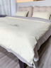 浪莎加厚磨毛床上四件套單雙人床單被套大學(xué)生宿舍三件套1.5米x2米  夢(mèng)境-香草銀灰 【親膚舒適 裸睡無(wú)憂(yōu)】 1.5m 床單款 四件套（被套180*220cm） 曬單實(shí)拍圖