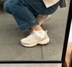 斯凱奇（Skechers）奶茶熊女鞋秋季厚底老爹鞋軟底百搭熊貓鞋休閑運動(dòng)鞋149238 曬單實(shí)拍圖