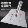 獵吶 破冰鏟 冷庫食品廠(chǎng)鏟剁冰除雪神器鏟墻皮用工具清潔開(kāi)荒除 斧型冰鏟+1.2米紅桉木木柄 曬單實(shí)拍圖