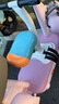 格術(shù)電動車兒童座椅前置寶寶嬰幼兒安全座椅通用綁帶3-6歲小孩坐凳 曬單實(shí)拍圖