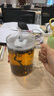 拜杰高硼硅玻璃杯帶吸管杯大容量辦公室泡茶杯子耐高溫水杯1000ml 曬單實拍圖