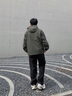 森馬（Semir）休閑褲男加絨三防戶(hù)外長(cháng)褲2025冬直筒褲子松緊腰百搭109725127102 曬單實(shí)拍圖