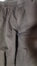 【耐磨純棉】工裝褲男士褲子休閑褲男寬松直筒褲大碼長(cháng)褲工作褲秋 黑色 【夏薄款】 XL 【適合140-160斤體重】 曬單實(shí)拍圖