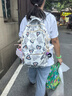 唐獅書包女大容量初中高中大學生背包時尚可愛雙肩包女輕便旅游電腦包 曬單實拍圖