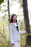 KOLON SPORT/可隆戶外軟殼夾克 女士防潑水防風(fēng)保暖透濕連帽外套 LKJK5WN076-CR 奶油白 M 165/88A 曬單實(shí)拍圖