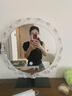 范爺家LED化妝鏡子桌面梳妝鏡帶燈亞克力氛圍燈三色變光鏡子七夕節禮物 曬單實(shí)拍圖